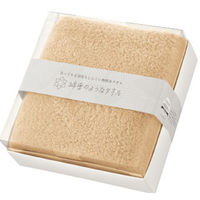 日繊商工 クリスマスシール付き 無撚糸バスタオルギフト(オレンジ)/包装済 466010OR-chrismas-10 1箱(10個入)（直送品）