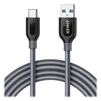 Anker PowerLine+ USB-C & USB-A ケーブル 1.8m