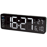 TRI LED CLOCK Rico 置き掛け兼用 LEDクロック リコ SLW367 1台