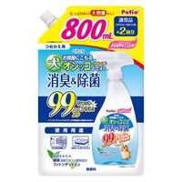 犬 オシッコ・ウンチのニオイ 消臭＆除菌 ハッピークリーン 詰め替え 800ml 1個 ペティオ