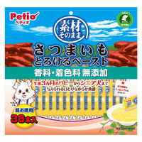 ペティオ 素材そのまま 無添加 さつまいも とろけるペースト 36本入 1袋 犬用 おやつ