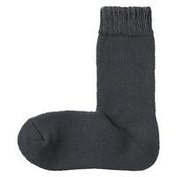 【メンズ】無印良品 紳士 足なり直角 パイル編み 厚手ルームソックス 良品計画