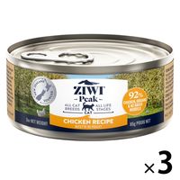 ジウィピーク 総合栄養食 キャット缶 フリーレンジチキン 成猫 85g 1セット（1缶×3）トランペッツ キャットフード