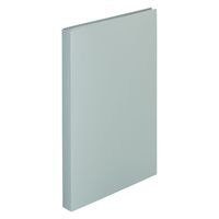 Mutual クリヤーブック ファイル 固定式ファイル フラット 厚口ポケット トップインタイプ A4 40P ライトブルー N2401-14 1冊