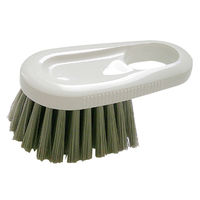 マイパスティ まな板洗いブラシ 抗菌・防カビ加工 持ちやすい手のひらサイズ フックにかけやすい ホワイト 1個 オーエ