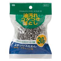 ステンレスたわし 油汚れ コゲつき落とし さびにくい 18-8ステンレス製 30g 1個 オーエ