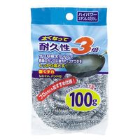 ハイパワー ステンレスたわし 耐久性3倍 油汚れ コゲつき落とし さびにくい 18-8ステンレス製 100g 1個 オーエ