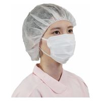 ファーストレイト e不織布キャップ ホワイト 100枚入 FR-6750 1袋(100枚入)