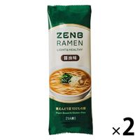 ZENB RAMEN（ゼンブラーメン）醤油味 黄えんどう豆100％ 1人前・113g 2袋 グルテンフリー