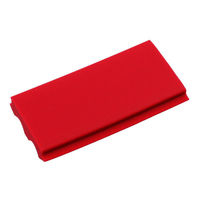 ヒナカ BIM（ビム） 塩ビフラットエンド　オレンジレッド　金具35巾用　　1本　D166-11（直送品）