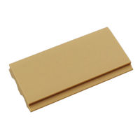 ヒナカ BIM（ビム） 塩ビフラットエンド　ライトベージュ　金具35巾用　　1本　D166-15（直送品）