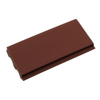 ヒナカ BIM（ビム） 塩ビフラットエンド　ブラウン　金具35巾用　　1本　D166-7（直送品）