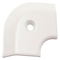 ヒナカ BIM（ビム） コーナーカバー　出隅　ホワイト　(D334用)　　1本　D314A（直送品）