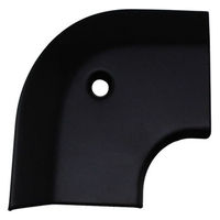 ヒナカ BIM（ビム） コーナーカバー　出隅　ブラック（艶消し）　(D311用)　　1本　D339A（直送品）