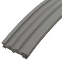 ヒナカ BIM（ビム） 充填タイヤ　ライトグレー　金具35巾用 　1000ｍｍ　1本　D3-16（直送品）