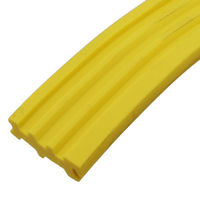 ヒナカ BIM（ビム） 充填タイヤ　イエロー　金具35巾用 　1000ｍｍ　1本　D3-10（直送品）