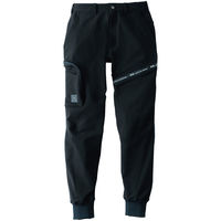桑和 ジョガーパンツ ブラック L 8472-07 2400558 1着（直送品）
