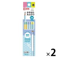 サクラクレパス かきかた鉛筆六角軸2B C GE2B6-C 1セット(1箱(12本入)×2)
