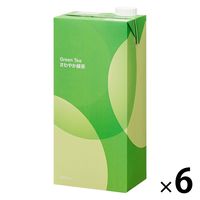 緑茶　お茶　紙パック 業務用 1L 1箱(6本入)  アスクル・ロハコ限定 オリジナル