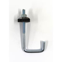 山喜産業　日鋼産業　ユニクロ完全セットチャンネルボルト大波用　黒フェルトパッキン１／４×５０×２３０mm　1箱（50セット入）（直送品）