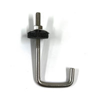 山喜産業 日鋼産業 ステン完全セットチャンネルボルトスレート大波用 黒フェルト １／４×３０×１００mm 1箱（50セット入）（直送品）