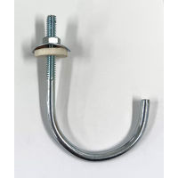 山喜産業　日鋼産業　ユニクロ完全セットパイプボルト　シーリングパッキン　１／４×２５×５５mm　1袋（100セット入）（直送品）