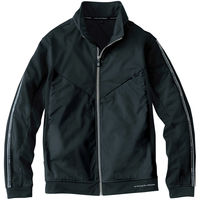 桑和 防風ストレッチ防寒ブルゾン ブラック 4L 7474-00 1着（直送品）