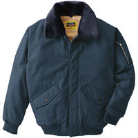 桑和 フライトブルゾン ネイビー 4L 3500 1着（直送品）