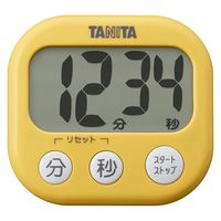 タニタ（TANITA）でか見えタイマー100分計 マンゴーイエロー キッチンタイマー 1個