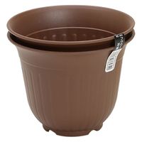 山田化学 フラワー洋風ミニ2P チョコブラウン 364-BR 1セット(5個)（直送品）