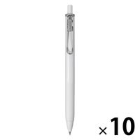 三菱鉛筆 ゲルインクボールペン ユニボールONEクリエイティブカラー 銀 UMNSC05.26 1セット（1本×10）