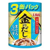 いなば 金のだし まぐろ・しらす入り（65g×3缶）1個 キャットフード