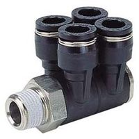 日本ピスコ チューブフィッティング ダブルブランチエイ PAW6-03 1セット(10個)（直送品）