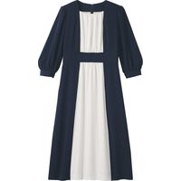 ハネクトーン早川 ワンピース ネイビー×ホワイト 15号 7743-1-15 1枚（直送品）