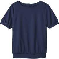申込期間25年08月01日13時まで_ボンマックス 衿ぐり切替半袖ニット　ＢＣＫ７３０２ブラック７号_取寄商品 ボンマックス BONOFFICE 衿ぐり切替え半袖ニット ブラック 11号