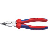 KNIPEX ニードルノーズペンチ 185mm コンフォートハンドル 0825-185 1丁 657-0583（直送品）