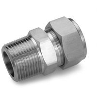 フジキン Fujikin ニューVーLok 2圧縮リング喰い込み式 ステンレス鋼製 VUWH-8BN-V 1個 351-9529（直送品）