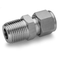 フジキン Fujikin ニューVーLok 2圧縮リング喰い込み式 ステンレス鋼製 VUWH-8B-V 1個 352-1174（直送品）