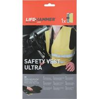 lifehammer ライフハンマー 保安用蛍光ベスト ライフハンマーセーフティベストウルトラ VU1BL1P 1個 656-1402（直送品）