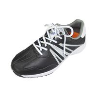 レザックス スパイクレスシューズ BLACK 4536214307049 1個（直送品）