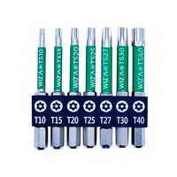 アークランズ WIZ’A ヘックスローブビットセット 7本組 グリーン 65mm WZTー7ー65 1セット(3個)（直送品）