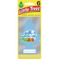 リトルツリーズ LT エアーフレッシュナー 6P ー Summer Linen(サマーリネン) LT658 1パック(6枚)（直送品）