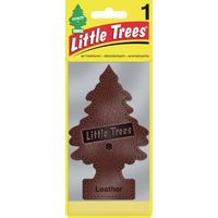 カーフレッシュ社 リトルツリーズ LT エアーフレッシュナー 1P ー Leather(レザー) LT018 1枚 671-4656（直送品）