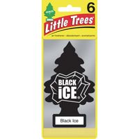 カーフレッシュ社 リトルツリーズ LT エアーフレッシュナー 6P ー Black Ice(ブラックアイス) LT650 1パック(6枚)（直送品）