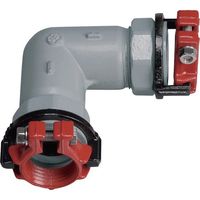 川西水道機器 SKカワニシ 内外面被覆鋼管用継手 SKXエルボ D40 SKX-L-D40 1個 674-0196（直送品）