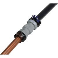 SKカワニシ 塩ビ管×銅管1形用異種管継手 SKX銅管用異種ソケット V25×Cu(1)25 SKX-S-V25XCU1-25 1個（直送品）