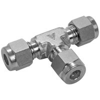 フジキン Fujikin ニューVーLok 2圧縮リング喰い込み式 ステンレス鋼製 VUWT-6-V 1個 352-8925（直送品）