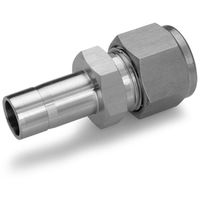 フジキン Fujikin ニューVーLok 2圧縮リング喰い込み式 ステンレス鋼製 VUWR-9.52X9.52-V 1個 351-4766（直送品）