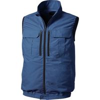 空調服 ベスト ダークブルー 4L KU92300C14S6 1着 551-8591（直送品）