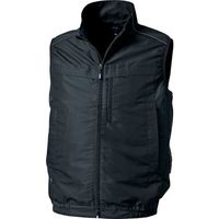 空調服 空調服[[R上]] ベスト(横ファン) ブラック M KU92320K90S2 1着 535-4007（直送品）